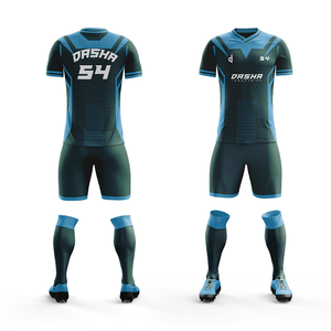 Uniforme de fútbol personalizado de alta calidad para hombre, ropa deportiva transpirable con camiseta personalizable por sublimación - Product Image 4