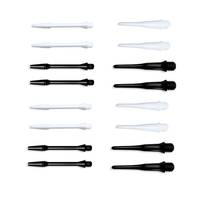 Cadeaux de Noël : Ensemble de fléchettes PA Bar Dart 9 pièces noir pour divertissement sportif en intérieur