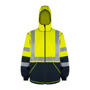 High Quality Reflective Safety <b>Work</b> <b>Hoodie</b> Security Safety <b>Hoodie</b> Long Sleeves Hi Vis Construction Safety <b>Hoodie</b> <b>for</b> <b>Men</b> - Product Image 1