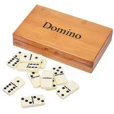 Jeu de dominos 28, jeu de divertissement intérieur, jeu de dominos personnalisé avec logo, jeu de dominos de qualité supérieure fait à la main avec boîte en bois - Product Image 3