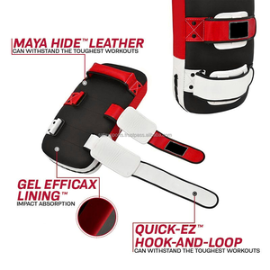 New Model Custom Printed High Boxing Kick Shield Genuine Leather PU Professional Training MMA Kick <b>Pad</b> <b>Muay</b> <b>Thai</b> Fighting Boxing - Product Image 4