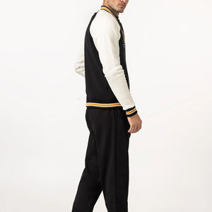 Veste de sport de qualité supérieure, streetwear, polyester, manches longues, veste universitaire, prix d'usine, veste de baseball pas chère pour hommes - Product Image 3