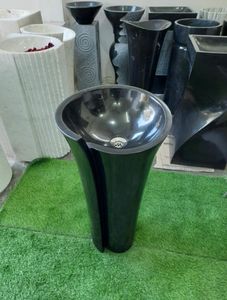 Lavabo de piedra de mármol de granito Premium de alta gama, lavabo de tocador de Pedestal de baño independiente para baños, hoteles, Exportación al por mayor - Product Image 3