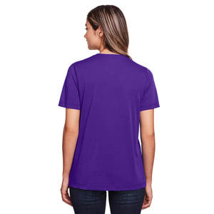 Camiseta de manga corta para mujer Camiseta con cuello redondo Azul real Junior Tallas grandes - Product Image 5