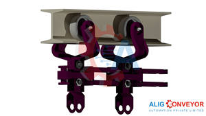 Transportador aéreo I-Beam de acero inoxidable nuevo con velocidad ajustable para uso en restaurantes y plantas de fabricación, 1 unidad - Product Image 3