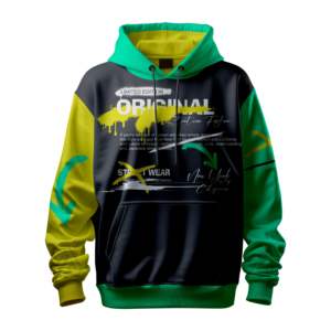 Sudadera con capucha de sublimación de peso pesado para mujer personalizada al por mayor fabricante de Jersey de poliéster 100% para ropa de calle y moda informal - Product Image 1