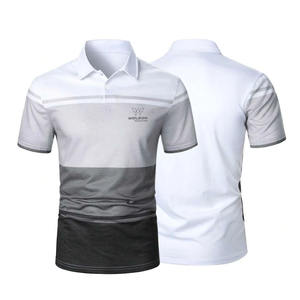 Logo personnalisé en tricot de haute qualité pour chemises, uni, décontracté, respirant, séchage rapide, unisexe - Product Image 4