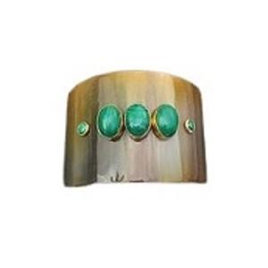 Bracelet en corne de mode islamique fait main - Design vintage antique, taille et couleur personnalisables pour femmes, cadeau pour mariages et fêtes - Product Image 6