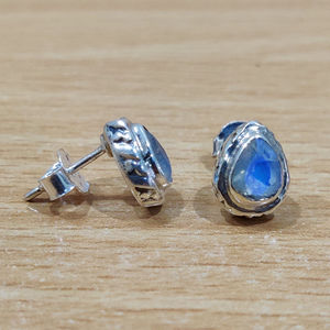 ต่างหูแฟชั่นสไตล์ศาสนา น้ำหนัก 3.2 กรัม ประดับมูนสโตนทรงกรอบเพชรและทองเหลืองรูปทรงเรขาคณิต เหมาะสำหรับงานปาร์ตี้ - Product Image 1