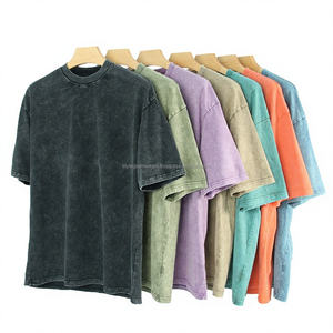 Camisetas de Lona Transpirables de Poliéster/Algodón con Cuello Redondo Extra Grandes de Alta Calidad para Hombre, Personalizadas al por Mayor, Estilo Vintage, STYLEGRAM WEARS 300g - Product Image 1