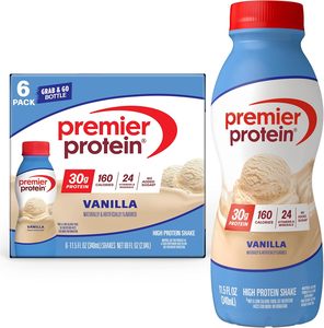 Premier <b>Protein</b> Shake, Vanilla, 30g <b>Protein</b>, 24 Vitamins & Minerals to Support Immune Health, 11.5 fl oz, 6 Pack - Product Image 1
