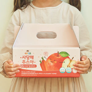 Yeskids Jugo de Manzana 100% Natural 100ml x 20 Unidades NFC Prensado en Frío Bebida de Fruta Dulce - Product Image 1