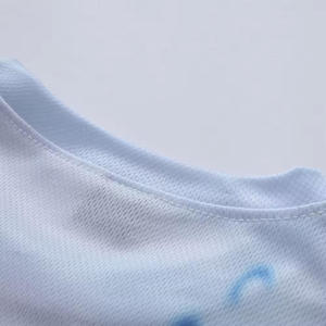 เสื้อยืดพิมพ์ลายดิจิทัลของผู้ชายเสื้อยืด100% ซึมสีพื้นเสื้อยืดถักไซส์ใหญ่พิเศษ - Product Image 5