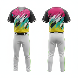 Uniforme de Béisbol Sublimado de Malla 2026 Personalizado Ligero Unisex Nombre del Equipo Número Profesional Opción Completa Venta al por Mayor - Product Image 1