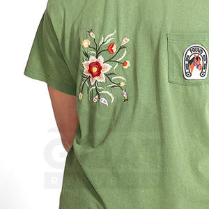 Camiseta de Hombre Personalizada de Alta Calidad al por Mayor, de Poliéster/Algodón, Lisa, Bordada, de Secado Rápido, la Más Vendida - Product Image 6