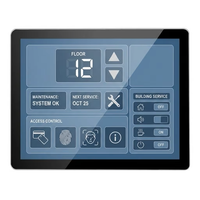 Écran tactile capacitif 10 13 15 17 21,5 pouces, montage en panneau ouvert, IP65 étanche, pour système de billetterie, kiosque, distributeur automatique