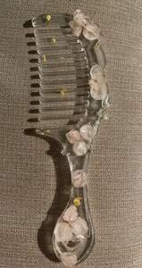 GLITTER QUALITY PROFESSIONAL FINE CUTTING COMBS Professional Barber Hair Comb for Salon Styling Use Resin <b>Material</b> - Product Image 3