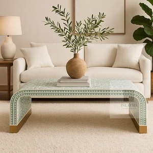 Mesa de Consola con Incrustaciones de Hueso de Alta Calidad, Mesa de Centro con Incrustaciones de Hueso, Muebles de Sala de Estar con Incrustaciones de Hueso a Precio de Mayoreo - Product Image 5