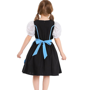 Léger sur mesure enfants Dirndls solide motif concevoir vos propres robes de filles prix de gros pour les enfants - Product Image 6