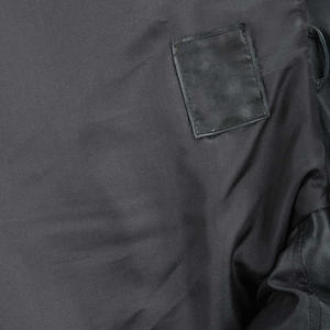 Veste en cuir classique noire vintage pour homme, coupe slim, avec logo sur le devant, nouvelle collection 2025 - Product Image 6