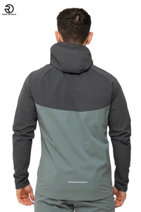 Wholesale High Quality Plain Men Windbreaker <b>Jacket</b> and <b>Short</b> Set Custom Tracksuit Men 2 Piece <b>Shorts</b> Set - Product Image 4