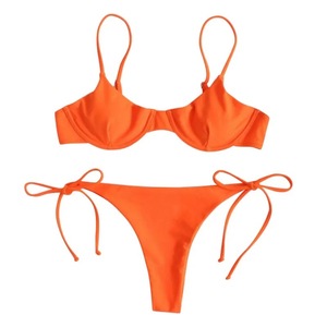 Conjunto de Bikini de 4 Piezas, Top y Falda, Traje de Baño para Niñas 2025, Ropa de Baño Infantil Femenina - Product Image 3