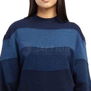 Diseño personalizado al por mayor de manga larga señora de calidad superior pulóver cuello redondo mujeres sudadera para la venta - Product Image 6