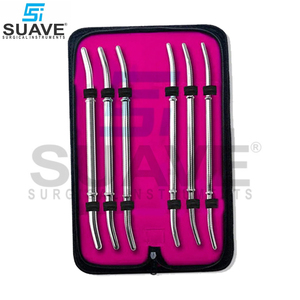 SUAVE SURGICAL INSTRUMENTS Kit de dilatation et curettage manuel en acier inoxydable réutilisable de haute qualité pour interventions gynécologiques mineures CE - Product Image 6