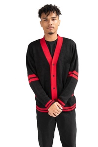 V-Neck High quality Full Sleeve <b>Cardigan</b> Solid Color 100% Acrylic Anti-Wrinkle Quick Dry Breathable Casual Winter Wear - Product Image 2