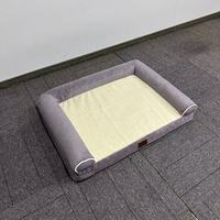 Canapé pour chien sur mesure OEM ODM, design moderne et solide, rembourrage en éponge, canapé pour chien XL avec housse amovible lavable