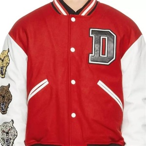 แจ็กเก็ตทีมเบสบอลของผู้ชายทรงสลิมฟิตมีสไตล์ดีไซน์ใหม่พร้อมคอตั้งสำหรับแฟชั่นฤดูใบไม้ผลิ - Product Image 6