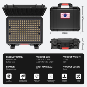 Khc pre-cut Glock Trường hợp với tính năng chống thấm nước xốp lót Eva Túi & Trường hợp sản phẩm - Product Image 3