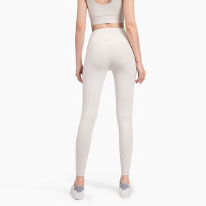 Conjunto de Yoga para Mujer con Sujetador Deportivo de Alta Sujeción y Pantalones Cortos, Talla Grande, Diseño Sólido, Cintura Elástica, 2 Piezas, Ecológico - Product Image 5