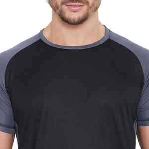 Camiseta de cuello redondo para hombre de diseño personalizado, 100% algodón, manga corta, cierre de cremallera, terciopelo, transpirable, secado rápido, uso diario, descanso - Product Image 2