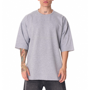 เสื้อยืดผู้ชายโอเวอร์ไซซ์ผ้าฝ้าย100% ออกแบบได้ตามที่ต้องการ - Product Image 1