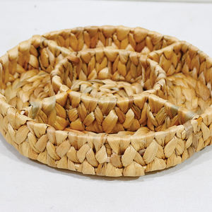 Bandeja de Servir Multifuncional Minimalista Comehome Seagrass con Compartimentos Divididos para Nueces, Dulces y Bocadillos - Diseño Redondo Vietnam - Product Image 6