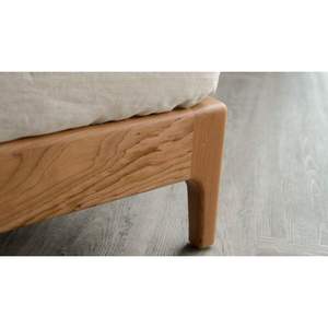 Marco de cama con plataforma de madera maciza de Indonesia - Product Image 3