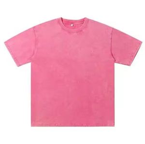 2025 Camiseta de algodón lavado con ácido de moda de verano informal para hombres y conjunto corto azul con camisetas de manga corta - Product Image 2