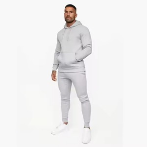 2025 Custom Men's Breathable Solid <b>Pattern</b> Track Suit Eco-Friendly Jacket and Pant Set for Summer and Winter Jogging - Product Image 1