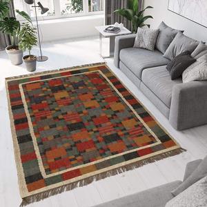 Tapis d'intérieur moderne en peluche haute densité conçu pour s'adapter au revêtement de sol du salon, de la chambre à coucher ou du bureau Fournisseur indien - Product Image 1