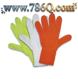 Guantes de mano de algodón de punto elástico sin forro Productos de seguridad laboral de punto - Product Image 1