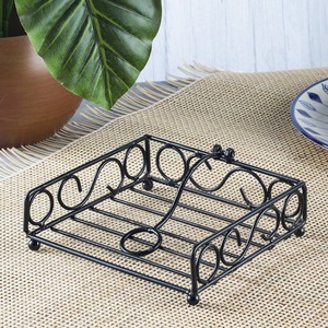 Metal Napkin Stand <b>Tissue</b> Paper Towel Dispenser Dining Table Decor Accessory <b>Kitchen</b> Hotel Office Storage <b>Holders</b> Racks - Product Image 1