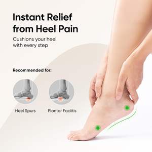 Plantilla Ortopédica para el Talón Frido con Gel de Sílice, 2 Piezas, Duradera, Antideslizante, Alivio del Dolor para Mujeres y Hombres - Product Image 5