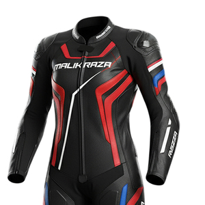Trajes de moto de piel de vaca hechos a medida precio al por mayor cómodo traje de carreras de coches transpirable para mujer - Product Image 6