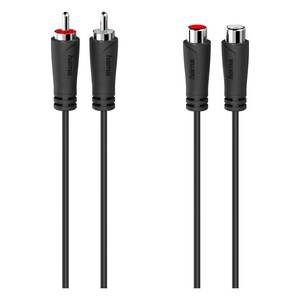 Cable de Extensión de Audio RCA Negro de 3 m, Modelo 00205094, Diseñado para Aplicaciones de Audio y Video - Product Image 1