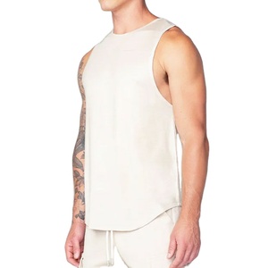 Ropa Deportiva OEM/ODM de Alta Calidad, Camiseta sin Mangas Transpirable para Yoga, Diseño con Dobladillo Curvo, Lisa - Product Image 2