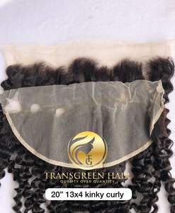 วิกต่อผมแท้ทรงหยิกหยักศกขนาด13x4ความละเอียดสูง20นิ้วแบบยังไม่ผ่านการทำ100% - Product Image 6