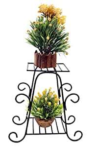 SUPPORT DE POT DE FLEURS DE STYLE MODERNE DÉCORATION DE LA MAISON SUPPORT DE POT EN MÉTAL DE FORME RONDE SUPPORT DE POT DE FLEURS MODERNE - Product Image 2