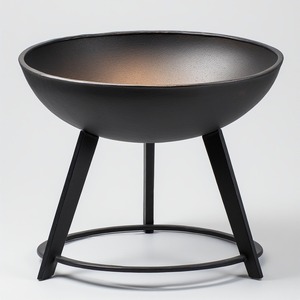 Brasero Moderno de Metal con Acabado en Polvo para Uso en Exteriores, Quema de Leña, Construcción Resistente y Salida de Calor Confiable - Product Image 6