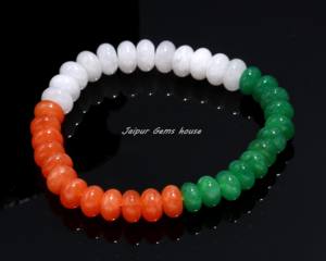 Hot Selling 8mm Tricolor Quartz <b>Bracelet</b> Beautiful Natural Gorgeous Beaded Jewelry Stretch Flag <b>Bracelet</b> Perfect Engagement Gift - Product Image 4